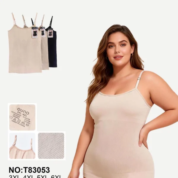 OUNO – Débardeur Gainant Sans Couture Grande Taille